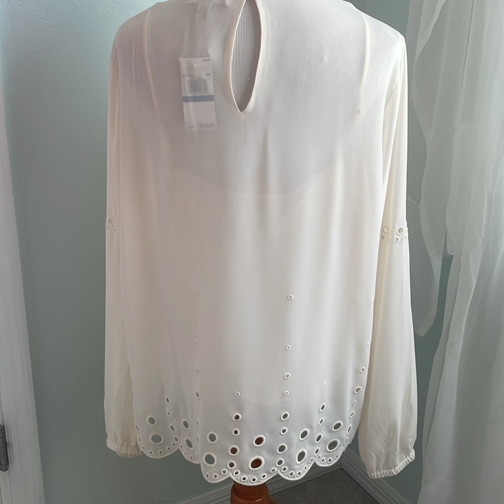 MICHAEL Michael Kors - woman’s long sleeved dressy over blouse - Picture 4 of 12